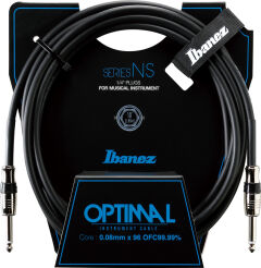 Kabel instrumentalny 2x Jack 6.3mm mono 3,05m IBANEZ NS10