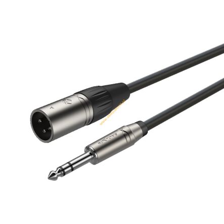 Kabel Jack 6.3mm Stereo - XLR męski 5m