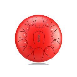 Lotus tongue drum  12'' 13 ton Hluru-Huashu THL13-12-red