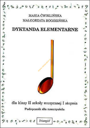 Książka Dyktanda elementarne II, podręcznik nauczyciela