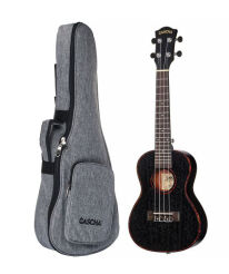 Ukulele koncertowe Premium Mahagoni  Set Schwarz Cascha