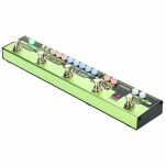 Kompaktowy Multiefekt 6 w 1 do basu elektrycznego Valeton Dapper Bass Effect Strip - 2