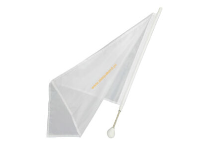 Flaga mażoretkowa BELTI FMT3 Z3 biała 65 cm (46 x 61)