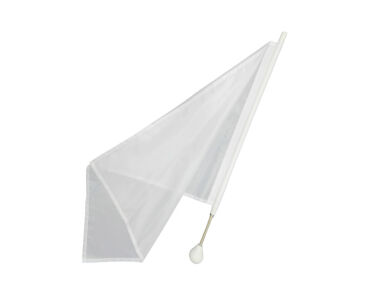 Flaga mażoretkowa BELTI FMT3 Z3 biała 65 cm (46 x 61)