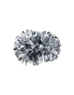 Pompon Metallic SILVER srebrny 25 cm (4")