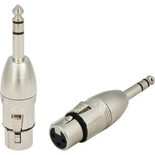 Redukcja Jack stereo 6.3mm / XLR żeński RA3XFJM