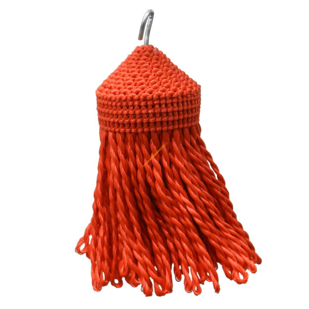 Chwosty pompony ręcznie robione P3 czerwony