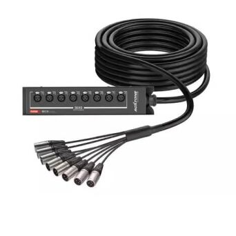 Kabel wieloparowy Roxtone SFBN0800L10 10m Czarny