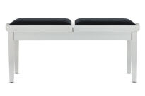 Ława do pianina podwójna Deluxe Double Biały mat GEWA - 5