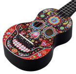 Ukulele sopran Mahalo Skull Ukulele Day of the Dead - 6