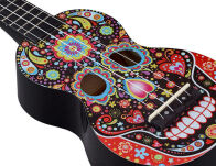 Ukulele sopran Mahalo Skull Ukulele Day of the Dead - 5