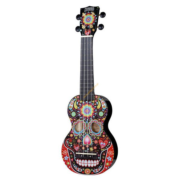Ukulele sopran Mahalo Skull Ukulele Day of the Dead