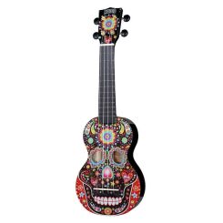Ukulele sopran Mahalo Skull Ukulele Day of the Dead