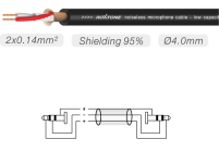 Kabel audio Jack 3.5mm stereo / Jack 3.5mm stereo 1,5m Roxtone SACC240L1.5 - 2