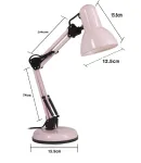 Lampka biurkowa składana LED różowa - 3