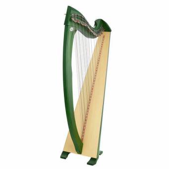 Harfa Thomann Salvi Una Lever Harp Green