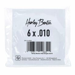 Paczka strun E1 do gitary 6 x .010 HQS Harley Benton