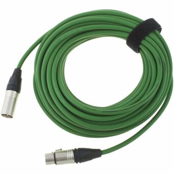 Kabel XLR żeński - XLR męski pro snake 17900 Mic-Cable 15m Green