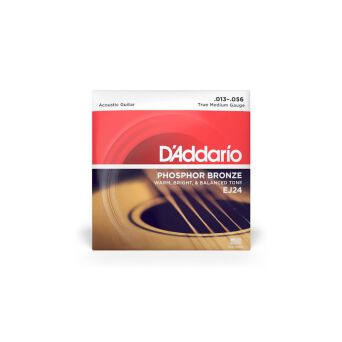 Struny do gitary akustycznej, True Medium, 13-56 D'Addario