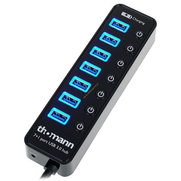 Port Thomann 7+1 Port USB 3.0 Hub