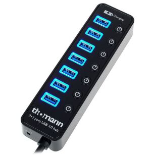 Port Thomann 7+1 Port USB 3.0 Hub