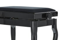 Ława do pianina GEWA DELUXE CLAS Czarna Wysoki Połysk - 5