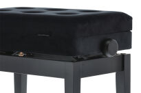 Ława do pianina Deluxe Compartment Czarny mat GEWA - 3