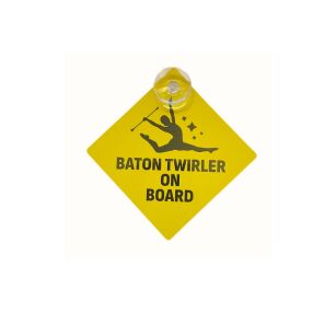 Naklejka Baton Twirler on Board