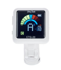 Tuner chromatyczny Harley Benton CTG-20 WH USB