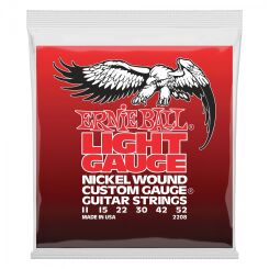 Struny Gitara Elektryczna Ernie Ball EB2208 NICKEL WOUND