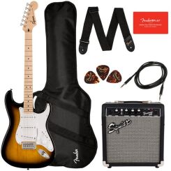 Zestaw startowy do gitary elektrycznej Squier Sonic Stratocaster Pack 2TSB