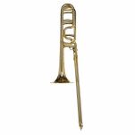 Puzon tenorowy z kwartwentylem Startone PTB-20 Bb/F- Trombone Gold - 4