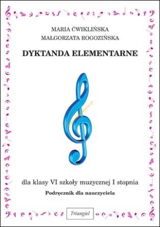 Książka Dyktanda elementarne VI, podręcznik nauczyciela