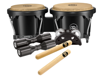 Bongo wraz z zestawem akcesoriów MEINL BPP-1 czarny