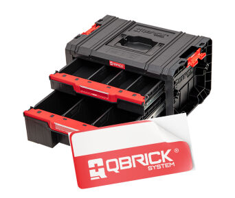 Skrzynka Qbrick System PRO Drawer 2 Toolbox 2.0 Basic szuflady