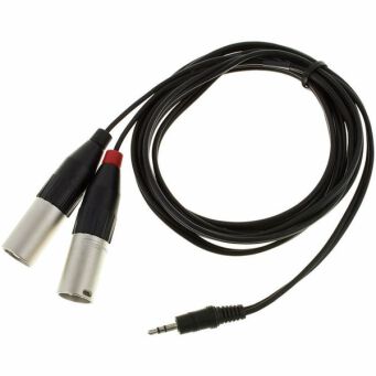 Kabel audio pro snake  Jack 3.6mm - 2 x XLR 3m