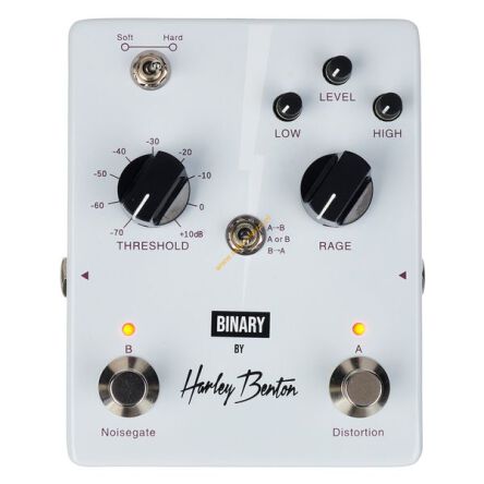 Efekt gitarowy Harley Benton Binary distortion bramka szum