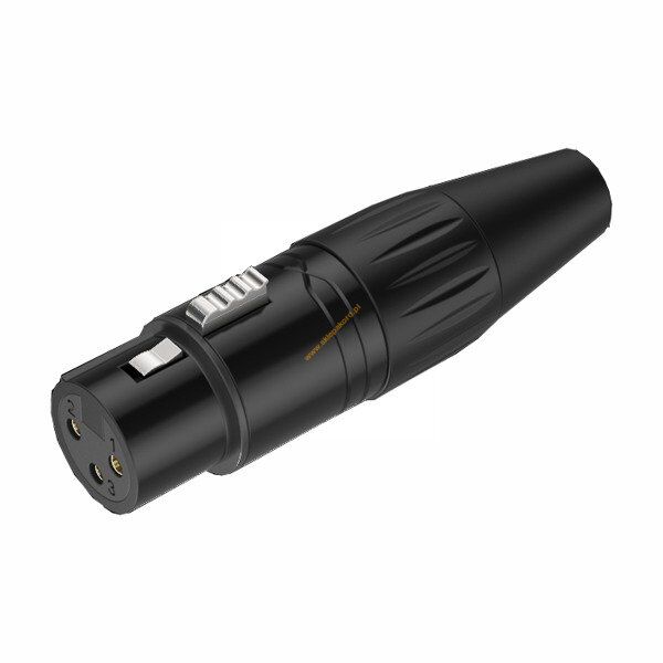 Wtyk XLR 3 piny żeński RX3FP-BT