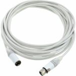 Kabel pro snake XLR M - XLR F  TPM  10 m biały - 2
