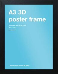 Rama A3 29,7x42 cm czarna drewno