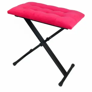 Ława - siedzisko różowe pikowane STIM ST-10PK