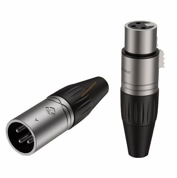 Wtyki XLR XP3FM (komplet) męski + żeński