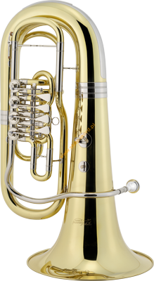 Tuba F Aria 3 mosiądz lakier 4 wentyle CFB 653-4 Cerveny