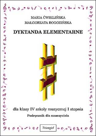Książka Dyktanda elementarne IV, podręcznik nauczyciela