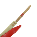 Pasek gitarowy bas BELTI BSP20 Z4 skóra czerwony - 2