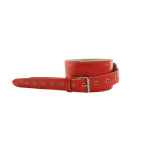 Pasek gitarowy bas BELTI BSP20 Z4 skóra czerwony - 4