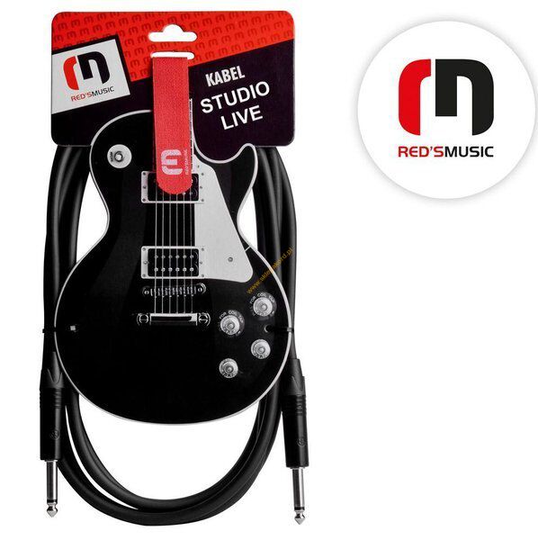 Kabel instrumentalny Reds Music GCN 21 30 LIVE Jack 6,3mm 3m