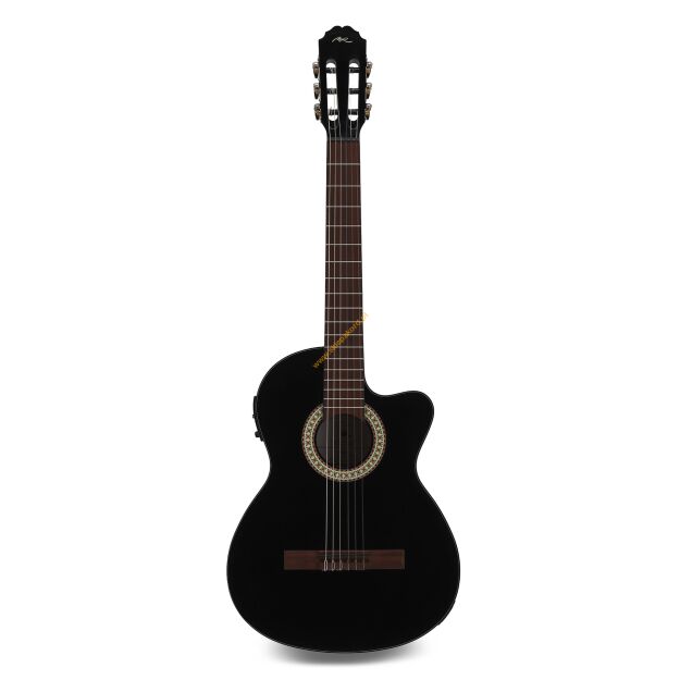 Gitara e-klasyczna Manuel Rodriguez ESTUDIO Czarna, wysoki połysk
