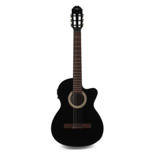Gitara e-klasyczna Manuel Rodriguez ESTUDIO Czarna, wysoki połysk