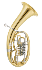 Sakshorn barytonowy Bb mosiądz lakier 4 wentyle CEP 531-4 Cerveny